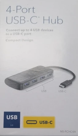 Insignia - 4 Port USB Hub - NS